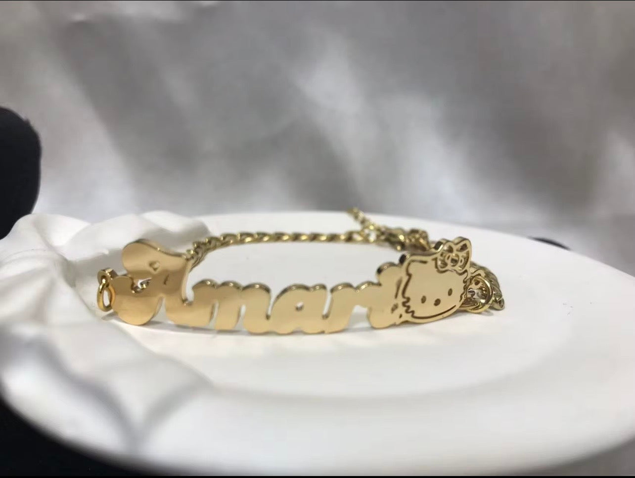 Custom Name Anklet