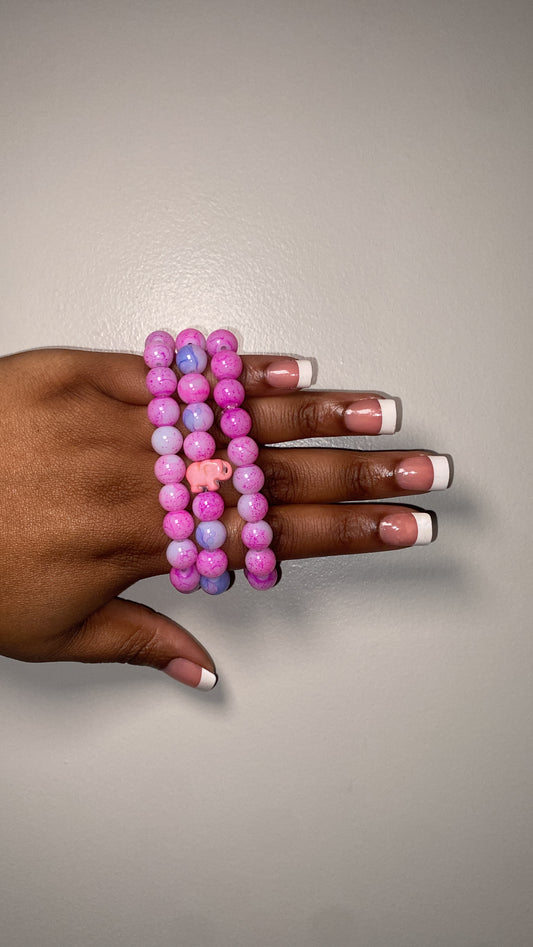 Lucky Elephant Bracelet Set