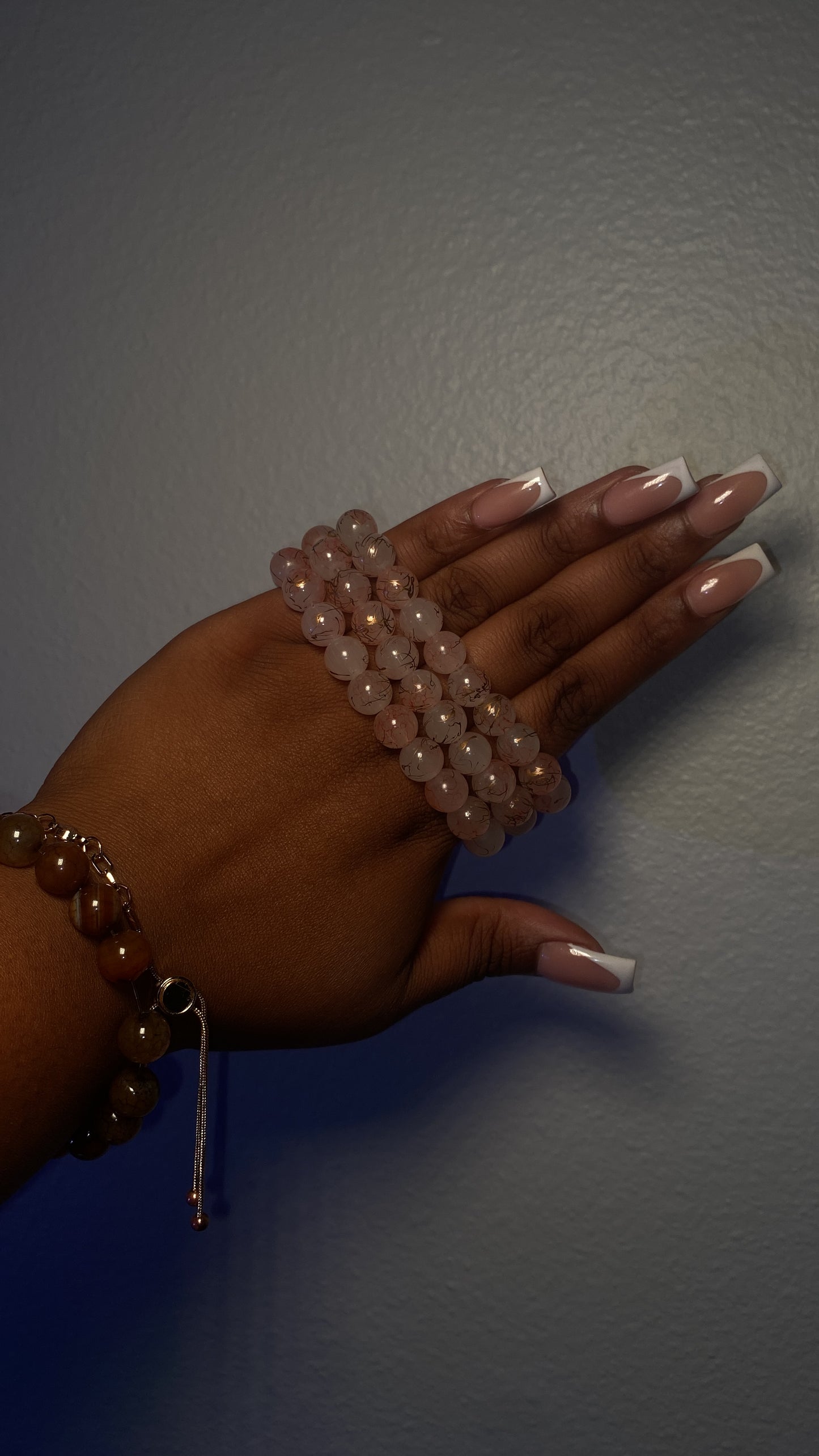 Cherry Blossom Beaded Bracelet