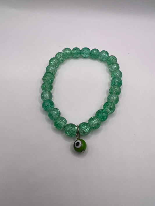 Be Green Beaded Bracelet