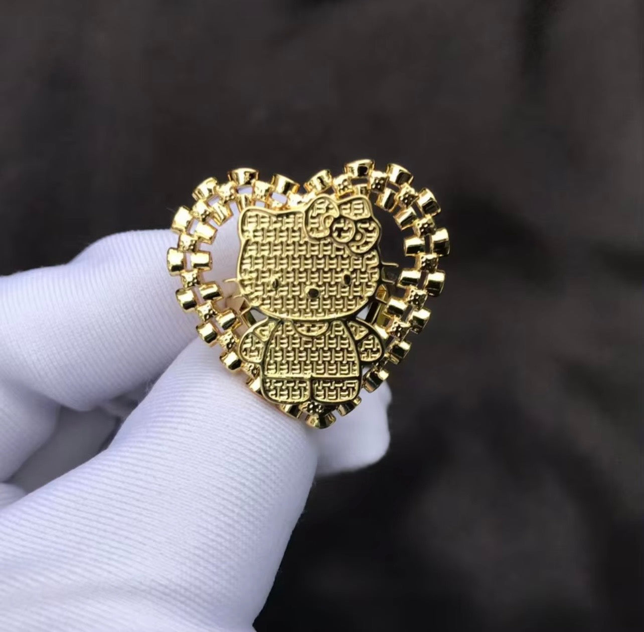 Boss Babe Heart Doll Ring