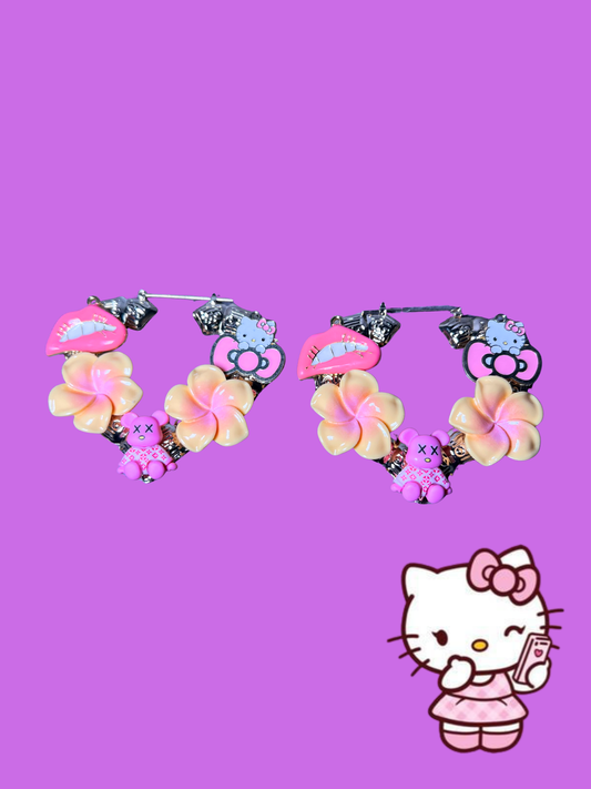 Kiss Me Pink Hoops