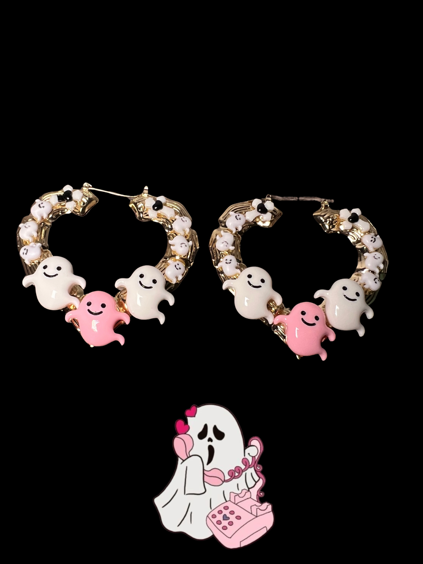 Pretty Little Boo Hoops