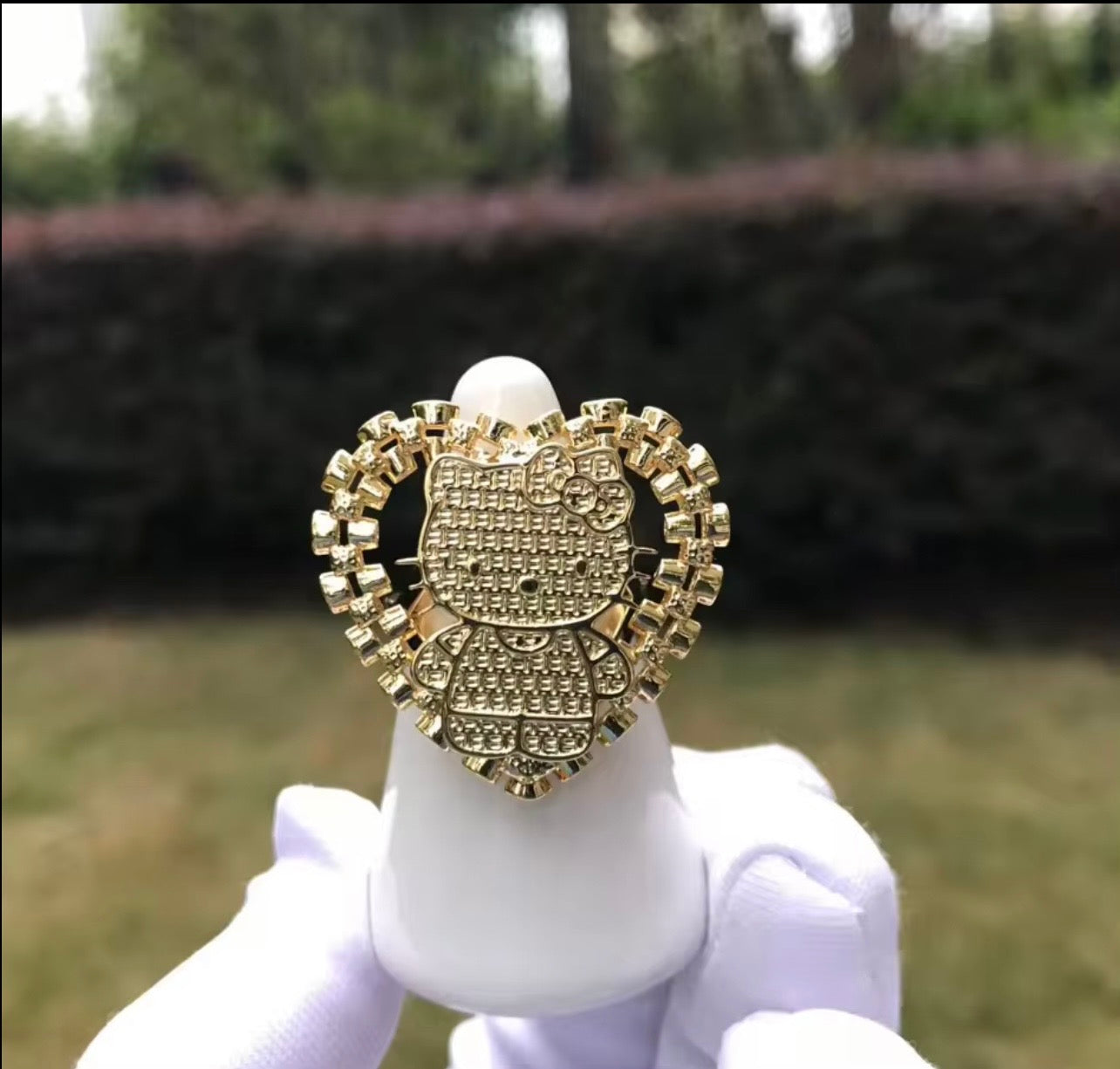 Boss Babe Heart Doll Ring