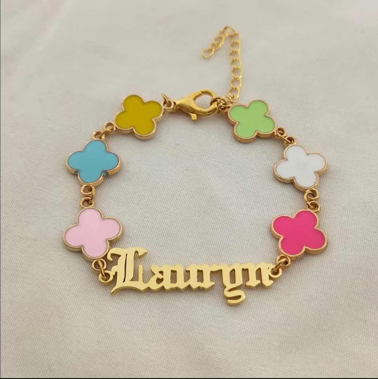 Custom Flower Bracelet