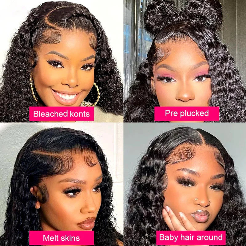 13x6 HD Lace Front Brazilian Deep Wave