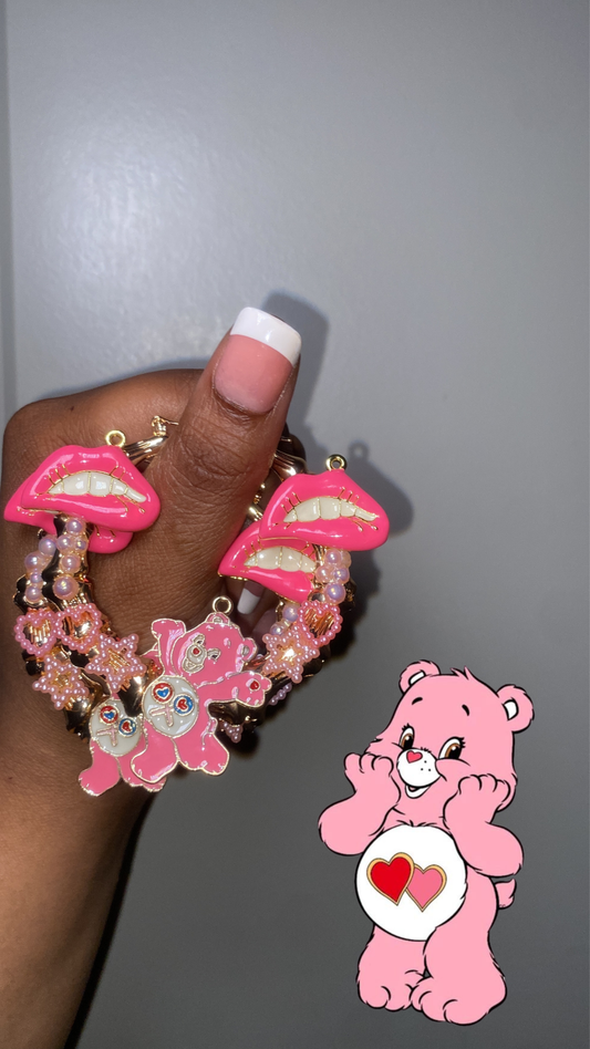 Pretty in Pink Hoops