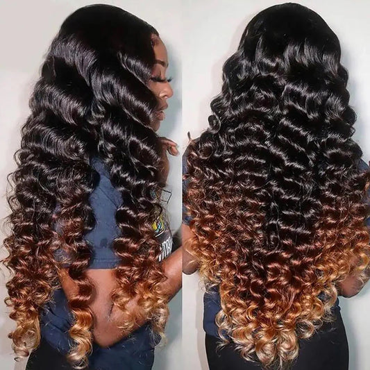 Ombré Loose Deep Wave 13x4