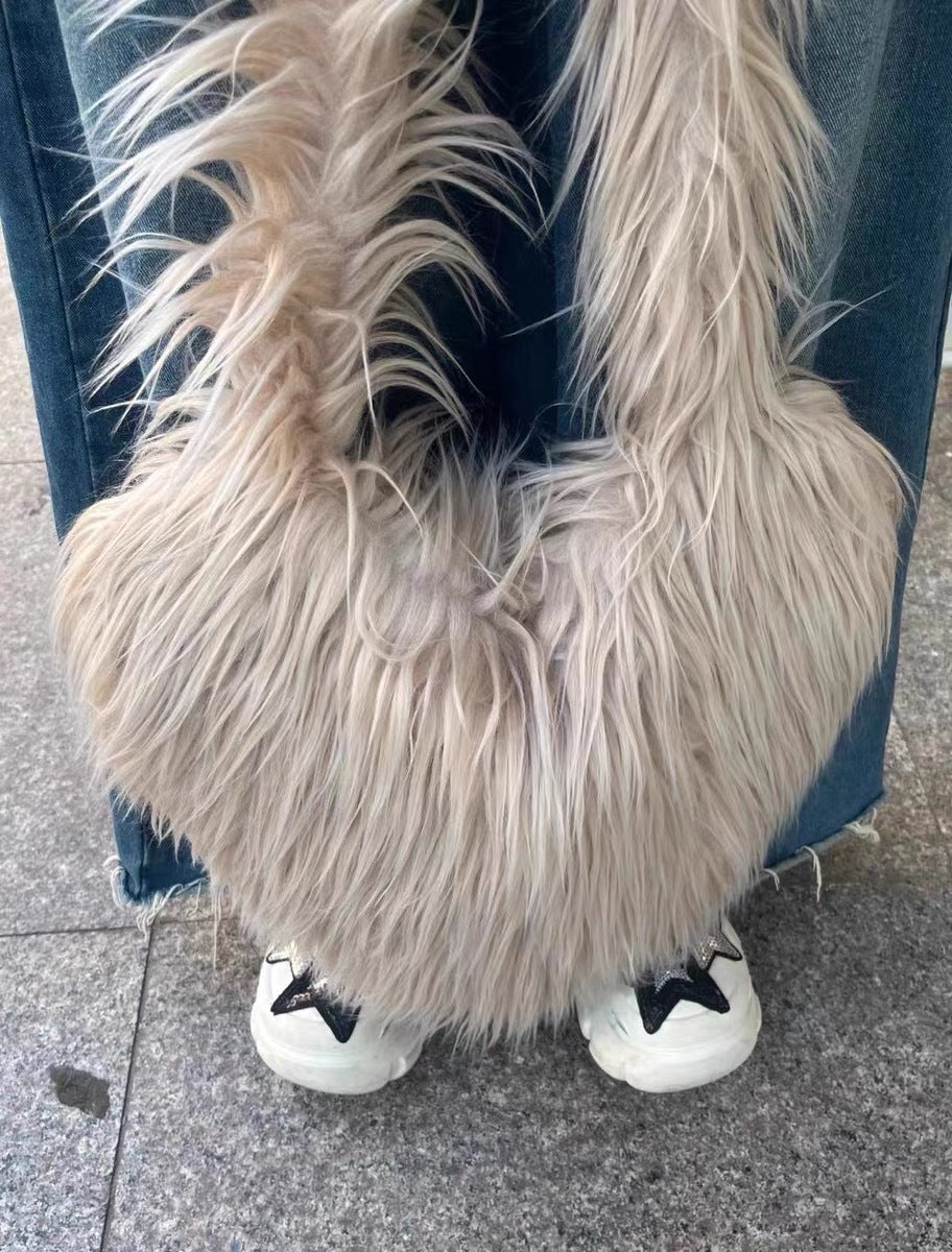 Heart Fur Purse