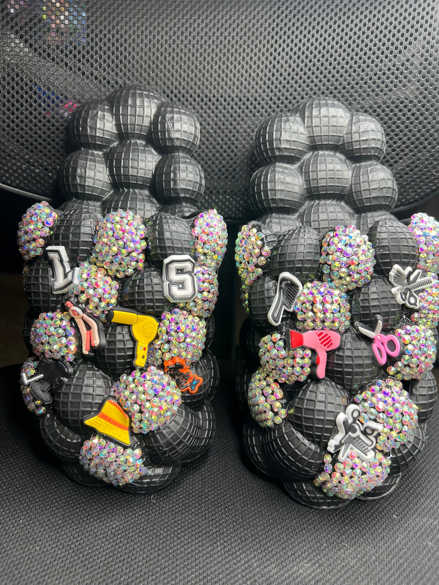 Boss Babe Custom Bling Bubble Slides